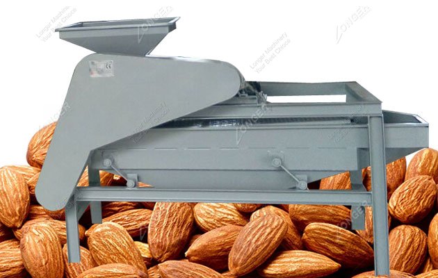 Single Stage Almond Shell Cracking and Removing Machine