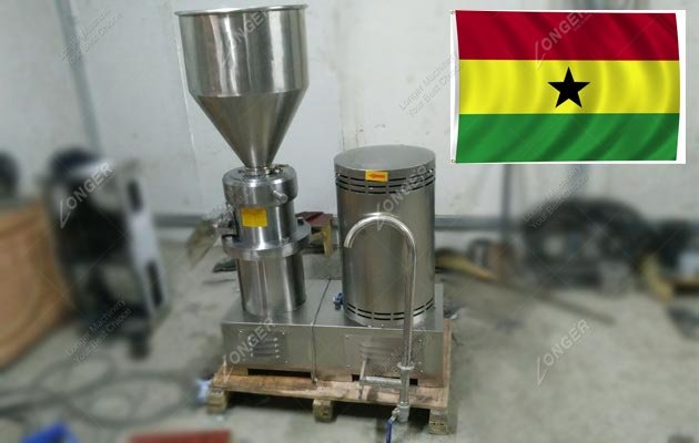 Ghana Customers Bought One Set Tiger Nut Milk Processing Machine