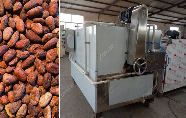 Small Cacao / Cocoa Bean Roaster Machine Manufacturer in China