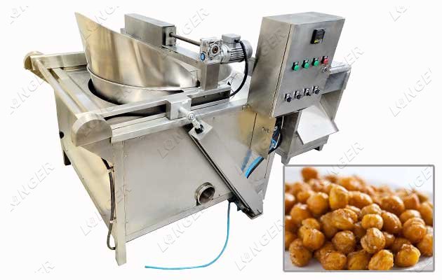 Crispy Chickpeas Garbanzo Bean Frying Machine Stainless Steel