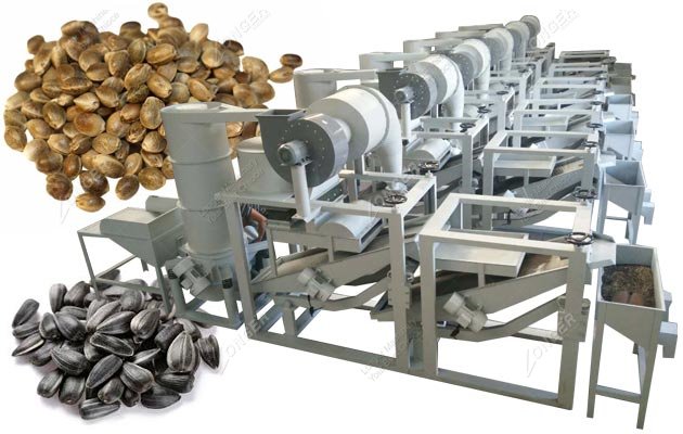 Cannabis Seed Dehulling and Separating Machine