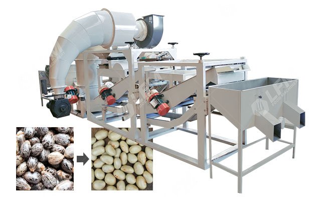 Automatic Castor Bean Shelling Machine