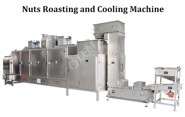 Versatility Nuts Roasting and Cooling Machine