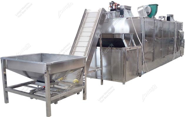 Operation Mechanism of Peanut Baking Machine