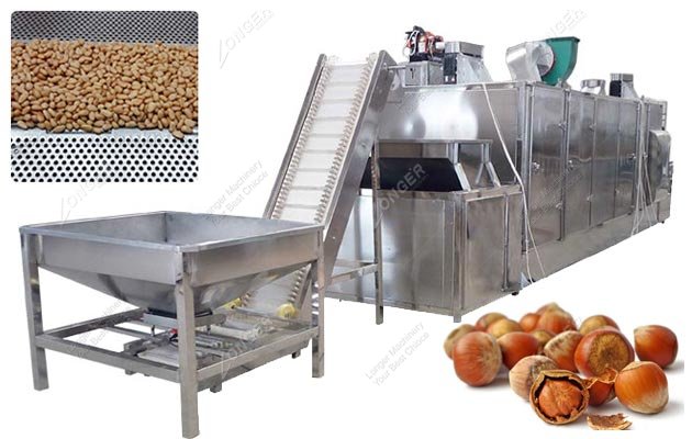 Hazelnut Nuts Roaster Machine