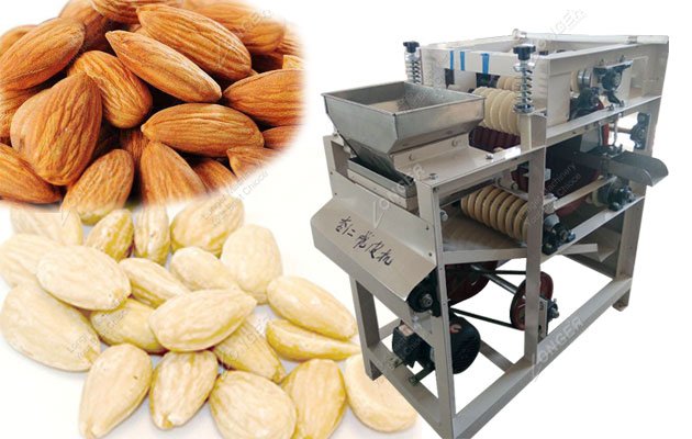 Almond Peeling Machine Working Video