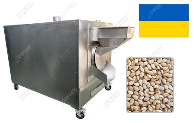 Customer from Ukraine Buy a Sesame Seed Roasting Machine