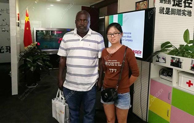 Nigerian Customer Buy a Roasted Groundnut Peeling Machine