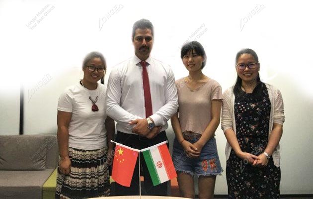 Sesame Seed Roasting Machine Sold to Iraq