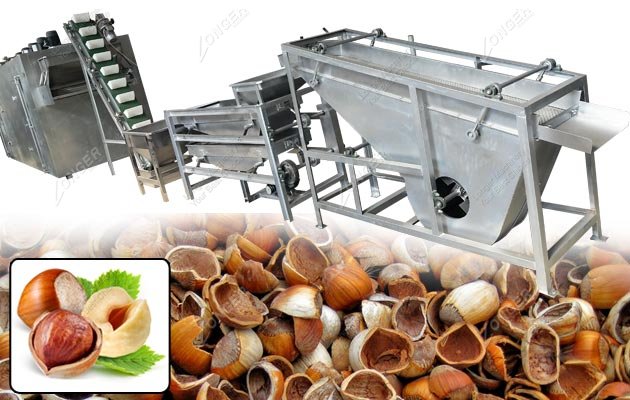 Small Hazelnut Almond Cracking Drying Equipment Manufacturer