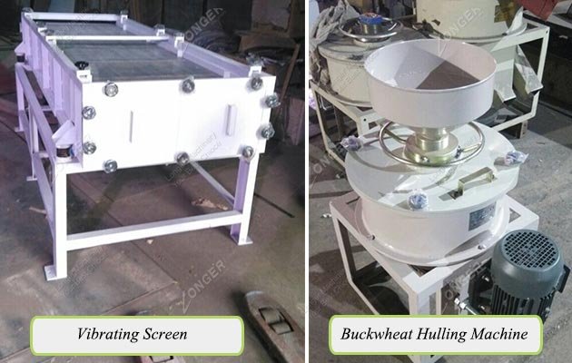 Buckwheat Hulling Machine and Vibrating Screen In India