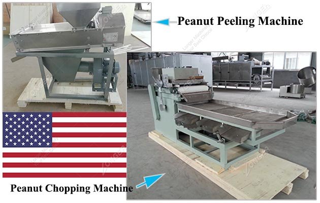 Peanut Peeling and Chopping Machine in the United States