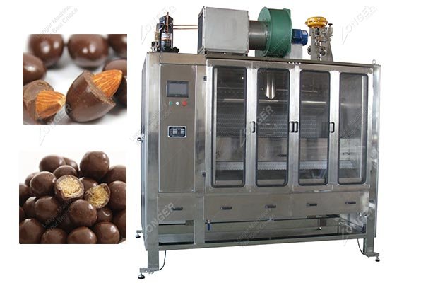 LG-CTP1500 Chocolate Enrobing Polishing Machine for Almond Nuts