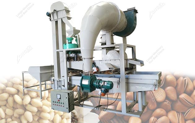 Industrial Pine Nut Cracking and Shelling Machine Line 150 KG/H