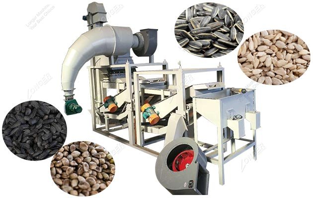 95% Whole Kernel Sunflower Seed Sheller and Removing Machine for Sale