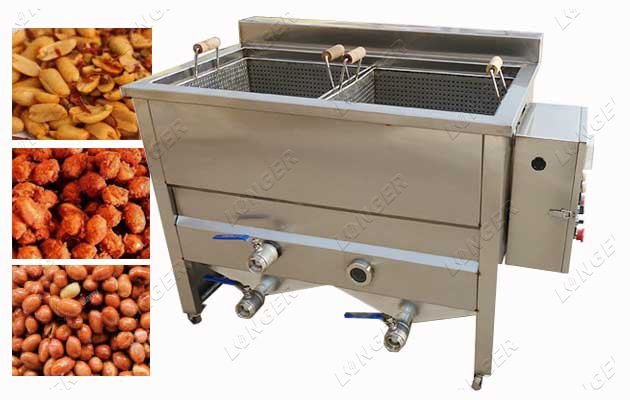 Electric Coated Groundnut Frying Machine for Commercial