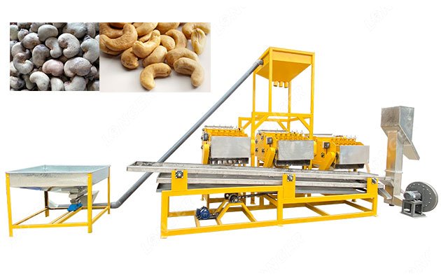 300 KG Raw Cashew Nut Shelling Processing Unit for Sale