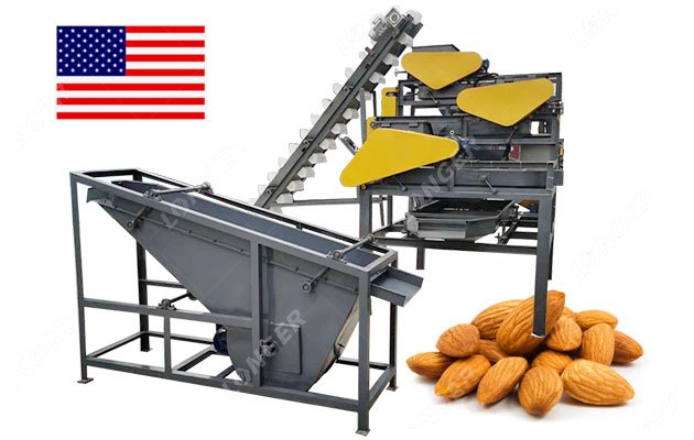 1 T/H Almond Cracking Machine in USA