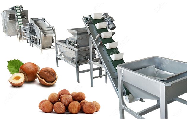 500 kg/h Hazelnut Processing Plant Price