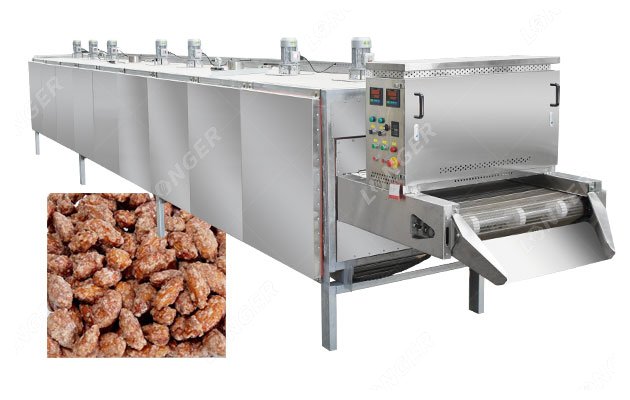 Continuous Bavarian Nut Roaster Machine for Sale 11 Meter