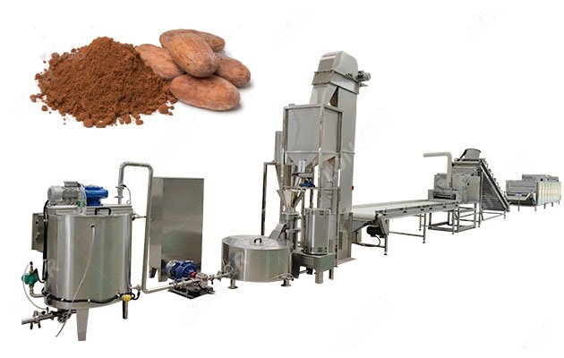 Full Cocoa Bean Powder Processing Plant 3-5 TPD
