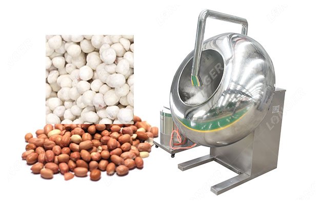 Automatic Peanut Coating Machine With Air Blower