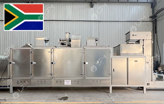 Belt Peanut Roasting Machine Exported to South Africa
