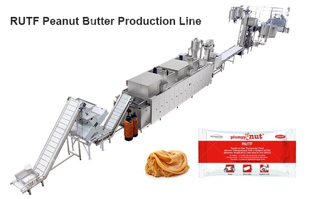 Automatic RUTF Peanut Butter Production Line UNICEF Standard