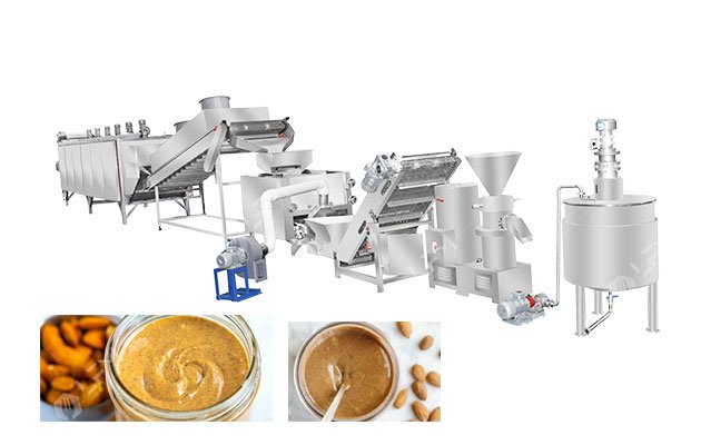 Almond Butter Processing Equipment for Factory Use