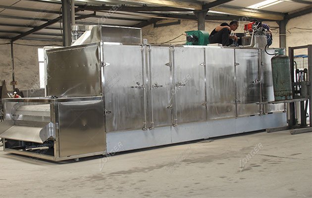Continuous Hazelnut Roasting Cooling Machine for Sale