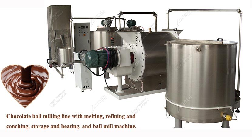 200-250 KG Chocolate Ball Mill Machine for Sale