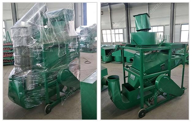 Groundnut Seed Cleaning Machine With Dust Sieves
