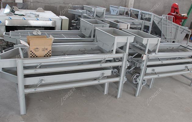 Automatic Almond Cracking and Separating Machine