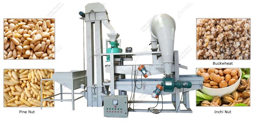 Automatic Pine Nut Shelling and Separating Line