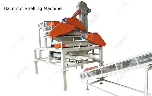 1000 kg/h Hazelnut Shelling Machine for Sale