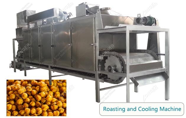 Large Scale Chickpeas Roasting Machine in China