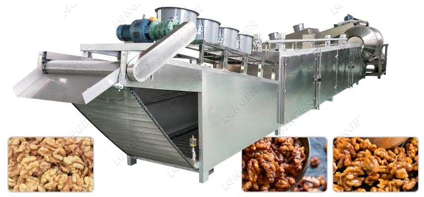 200 KG/H Walnut Drying and Cooling Machine