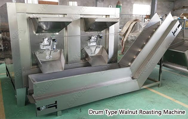 200 KG / H Walnut Roasting Machine