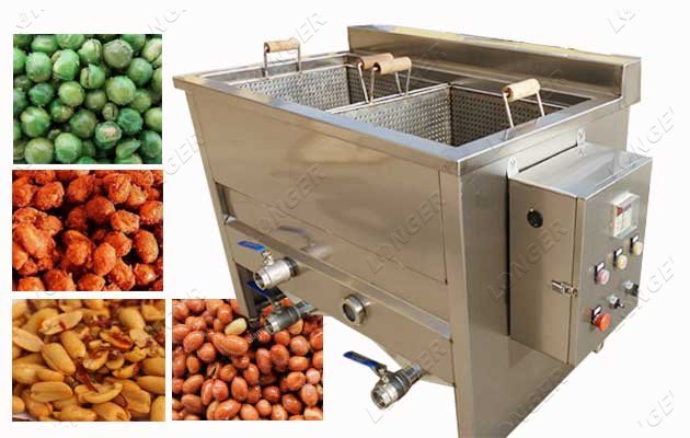 Small Coated Groundnut Frying Machine