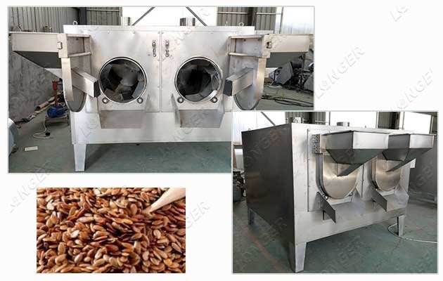 200 KG Flax Seed Roasting Machine in Canada