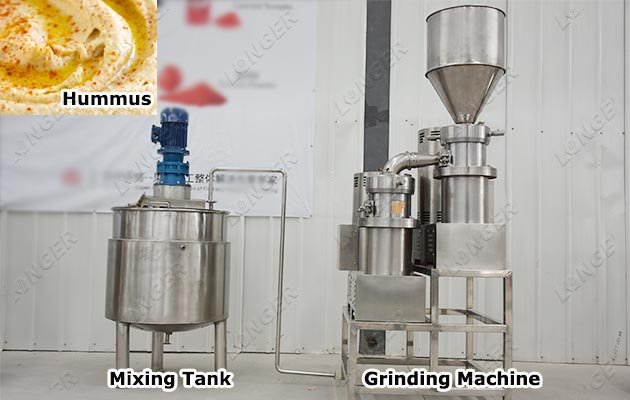Automatic Hummus Production Process Machine