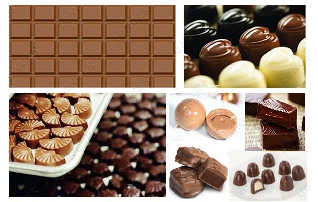 Chocolate Bar Production Machines in Factory