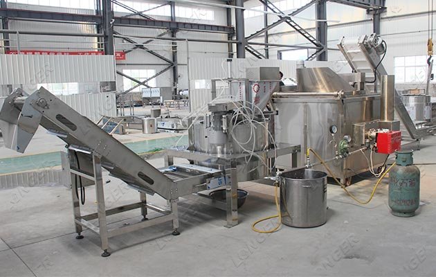 Gas Deep Frying Machine China Factory
