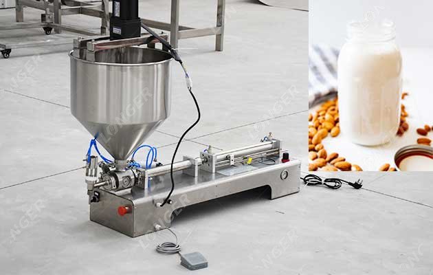 Semi-auto Almond Milk Filling Machine