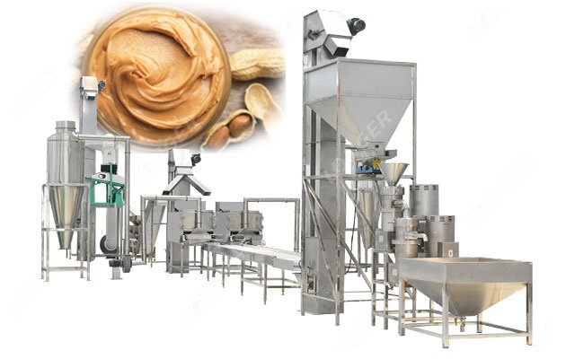 1 T/H Peanut Butter Manufacturing Machine Plant Automatic