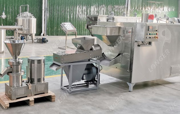 100 kg/h Peanut Butter Making Machine in Zambia