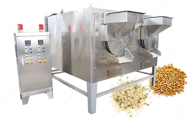 Industrial Hemp Seed Roaster| Mustard Seeds Roasting Machine