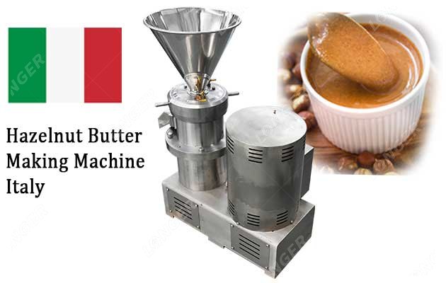 Hazelnut Butter Grinding Machine Italy