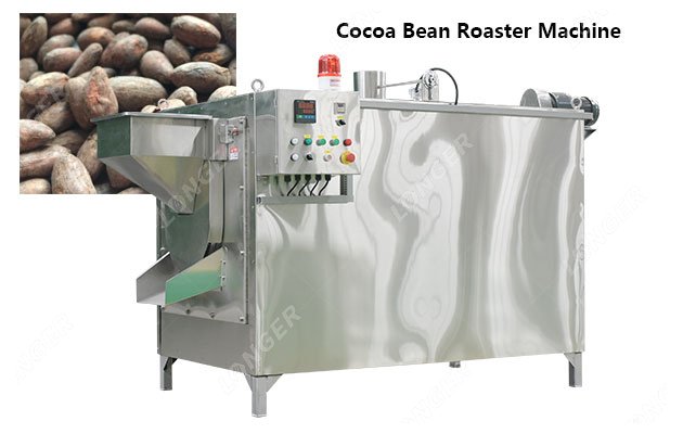 Industrial Cocoa Bean Roaster Machine