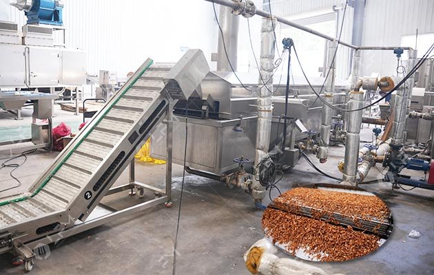 Industrial Chickpea Frying Machine Industrial Chickpea Frying Machine